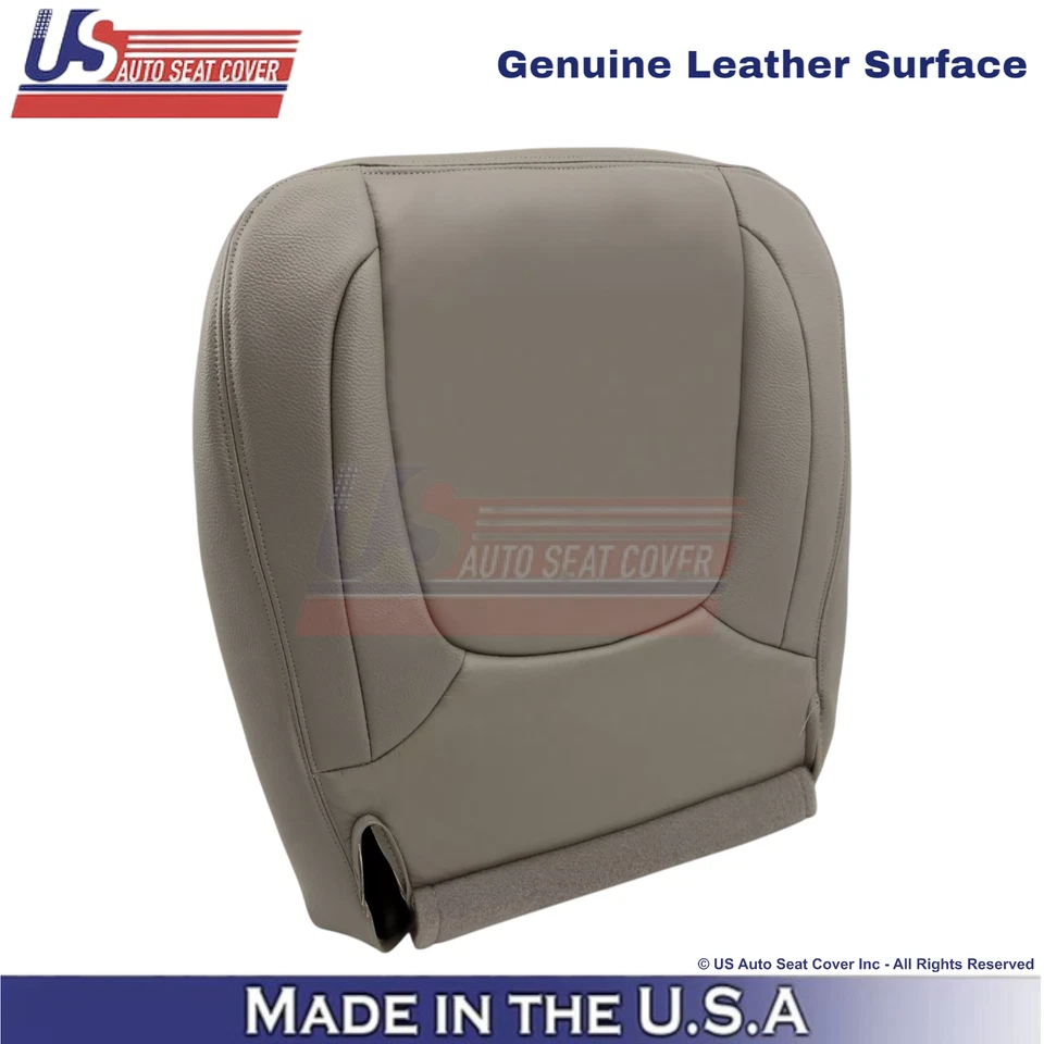Cubierta de asiento inferior de cuero marrón topo para Dodge Ram 2500 Laramie 2004-2005 Foto 2 de 4