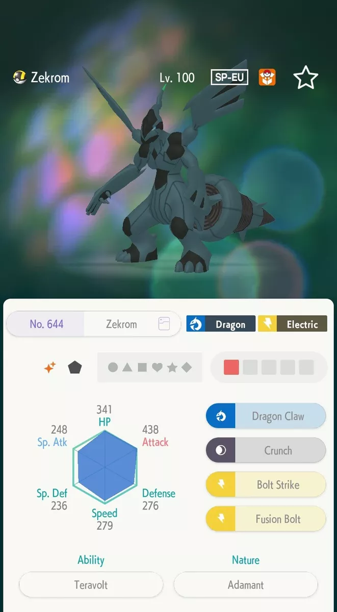 Got a shiny 3 star Zekrom!!! : r/pokemongo