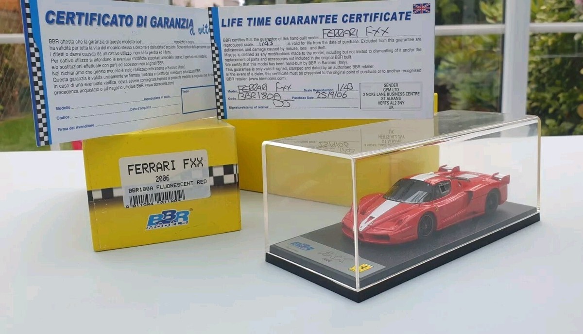 BBR 1/43 FERRARI SF90 Stradale Hybrid Spider 1000HP 2020 Yellow Met