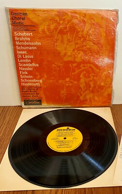 Chorus of Radio Berlin Helmut Koch GERMAN CHORAL MUSIC ~ Monitor MC-2047 Mono NM