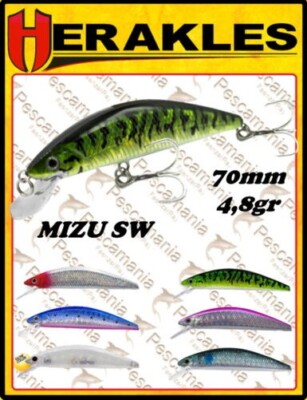 Künstlich Spinning Herakles Jerkbait Mizu 70 Sw Aussetzung Der 70mm 4.8g