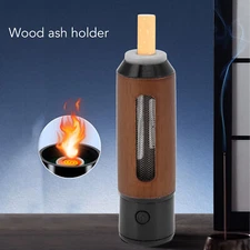 (Black)Handheld Car Ashtray W/Cigarette Lighter No Leakage Portable Mini Car MG