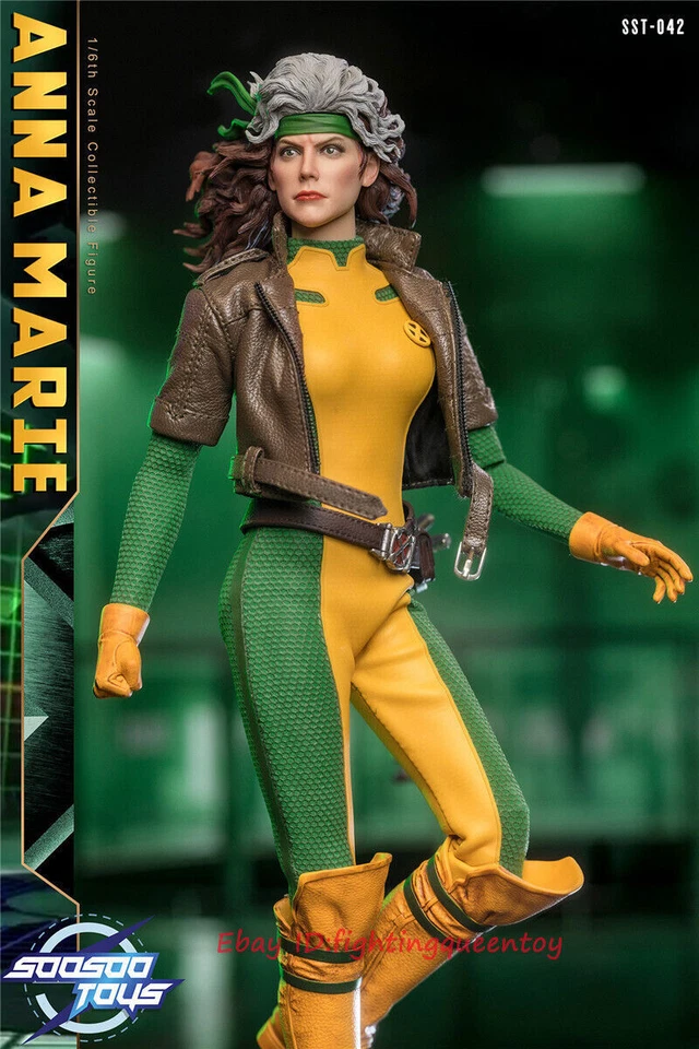 Nueva figura de acción de heroína Soosootoys SST-042 X-Men Rogue Anna Marie 1/6 EN STOCK Foto 4 de 4