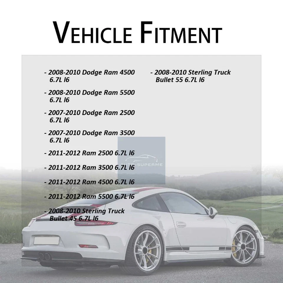 Salida de agua de refrigerante del motor para Dodge Ram 5500 6,7 L 2008-2010 Foto 2 de 4