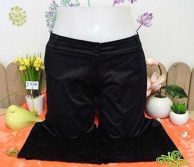 Pantacourt / Bermuda Jeans Femme - Marque Camaïeu - Taille 42/44 - Noir - Occasion Très Bon État