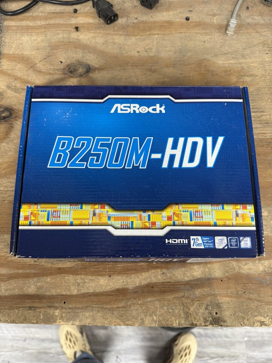 ASRock B250m-hdv Lga1151 Intel B250 Micro ATX Motherboard