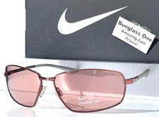 NEW NIKE PIVOT EIGHT Shiny Walnut Frame Electric Course Tint Sunglass EV1089 220