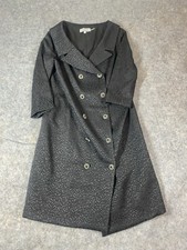 RICKIE FREEMAN TERI JON Womens 12 Black Blazer Evening Dress Old Money Academia