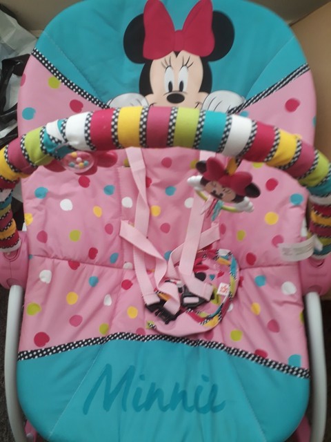 minnie mouse baby bouncer chair