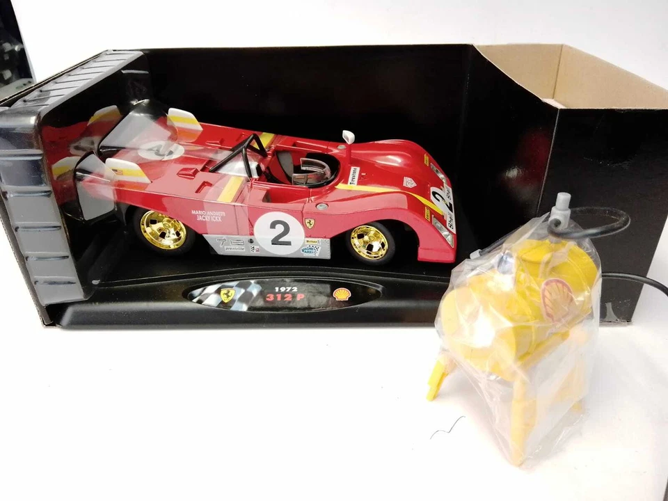 Diecast Shell Ferrari 312 P #2 Andretti - Ickx 1972 With Racing Pump Fuel 1/18 - Image 2 of 3