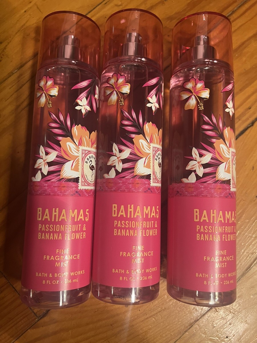 Bath & Body Works 3 X ORIGINAL BAHAMAS PASSIONFRUIT & BANANA