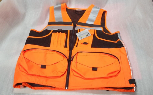 3M High-Visibility Reflective Safety Vest, Multi-Pocket, Unisex Size S - Picture 2 of 14