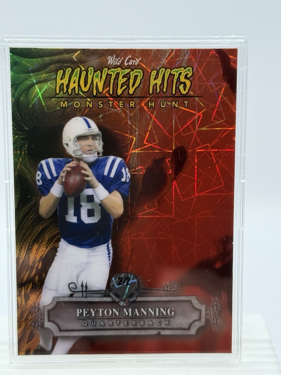 2024 Wild Card Haunted Hits Peyton Manning 2/2 | eBay