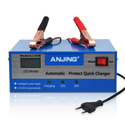 400AH Intelligent Car Battery Charger & Repairer Pulse Technology for 12/24V