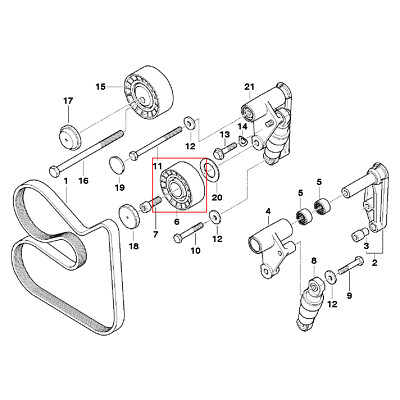 ゆー Amazon.com: URO Parts 11281433571 Mechanical Belt Tensioner