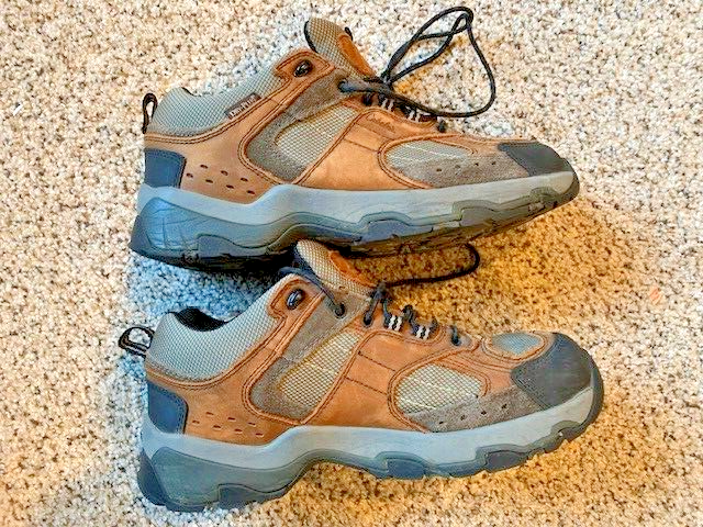 Cabela\'s Leather Hiking Shoes Mens 11.5 EE Wide Dry-Plus Waterproof Brown Cabela main image 4