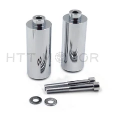 Aluminum Extended Frame Slider For 04-07 2008-2012 Yamaha Fz-6 Fz-6S 600 Chrome