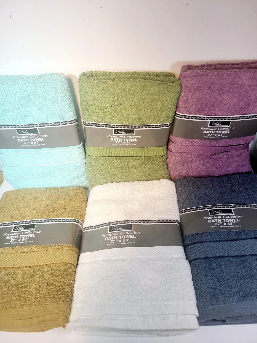 1 pcs Cotton Luxury Bath Towels heavy 1pcs Size 27x54 inches