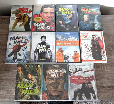 Man vs Wild Worst Case Scenario DVD Seasons Lot SEALED Discovery Bear Grylls NEW
