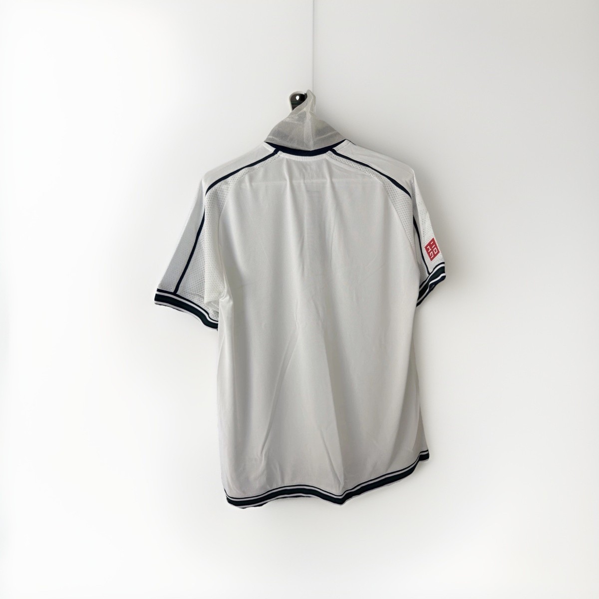 Uniqlo Polo Shirt Kei Nishikori Dry-Ex Tennis Polo Men's White
