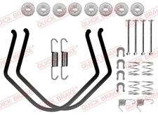 Zubehörsatz Bremsbacken QUICK BRAKE 105-0638 für STARLET TERCEL TOYOTA EP70L 12V
