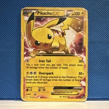 Pikachu EX XY84 Promo Holo Pokemon TCG Trading Card - Pokemon Type English on eBay