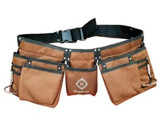 Heavy-Duty Polyester Tool Bag with 11 Pockets – Double-Sided Design~USA STOCK