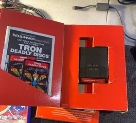 INTELLIVISION 3 CIB GAME LOT TRON DEADLY DISCS /SPACE BATTLE/ASTROSMASH TESTED