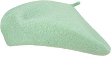 Women Wool Beret Hat French Style Solid Color