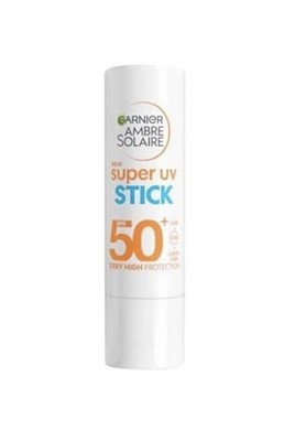 Garnier Ambre Solaire Super UV Stick LSF50+ mit Sheabutter und Vitamin E, 9ml