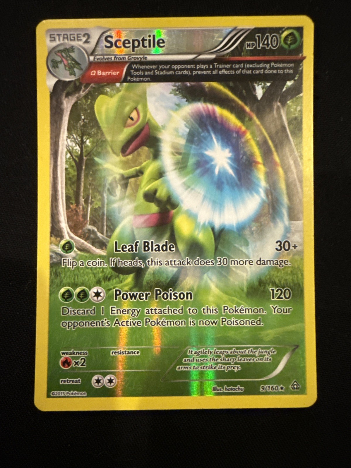 Sceptile (Omega) 9/160 XY - Primal Clash Reverse Holo LP-NM