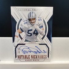 2024 Panini National Treasures Notable Nicknames Randy White Auto /49 Cowboys