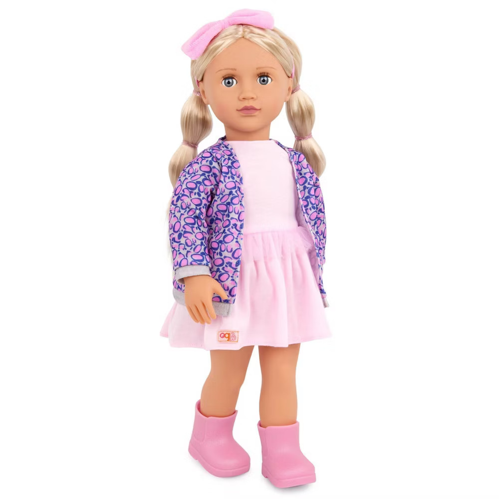 Our Generation 18" Fashion Doll with Leopard Cardigan Joana