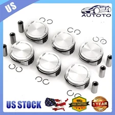 6pcs B6324S Piston Rings Set For Volvo S80 XC60 XC90 3.2 L6 30750274 30750275
