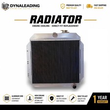 3-row Aluminum Radiator For 60-62 Chevy Ck 10 20 30 Gmc Pickup Truck