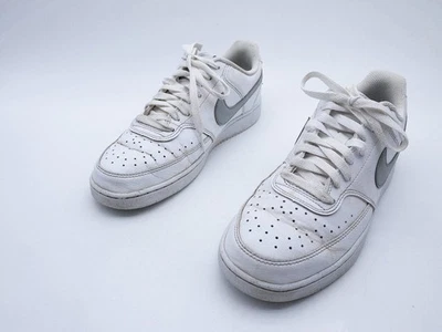 Nike Court Vision Baskets Unisex Basse Blanc Gr. 42 EU 41067-10 - Photo 1/4