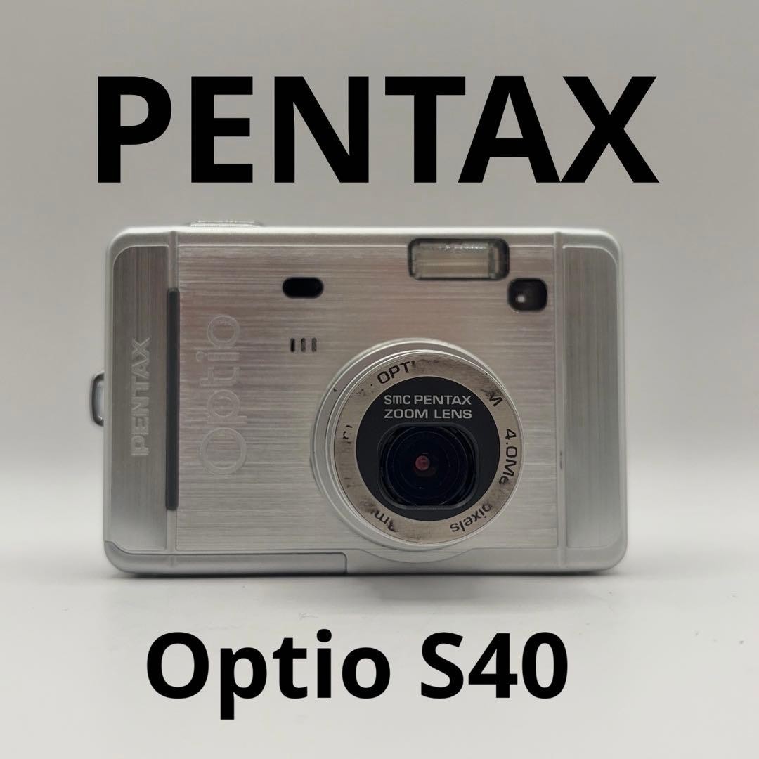 コンパクトデジタルカメラ Optio S40 コンパクトカメラ PENTAX Optio S40 シルバー ペンタックス k2808