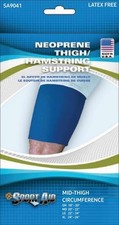 Sport Aid Neoprene Thigh/Hamstring Support Blue X-Large 24-26" Mid-Thigh Circ. 