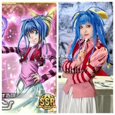 Hunter x Hunter Anime Neon Nostrade Dress Set Cosplay Costume Halloween Women