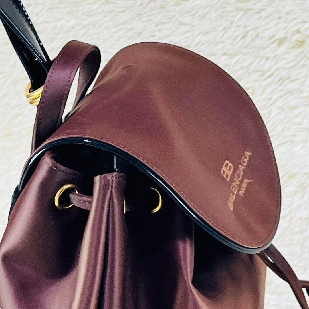 Balenciaga x Ace Collaboration Backpack, Brown Nylon, Gold Balenciaga x Ace Collaboration Backpack, Brown Nylon, Gold