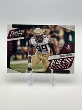 2019 Panini Prestige bluechip Recruits Brian Burns Xtra Points Green /99 (RC)