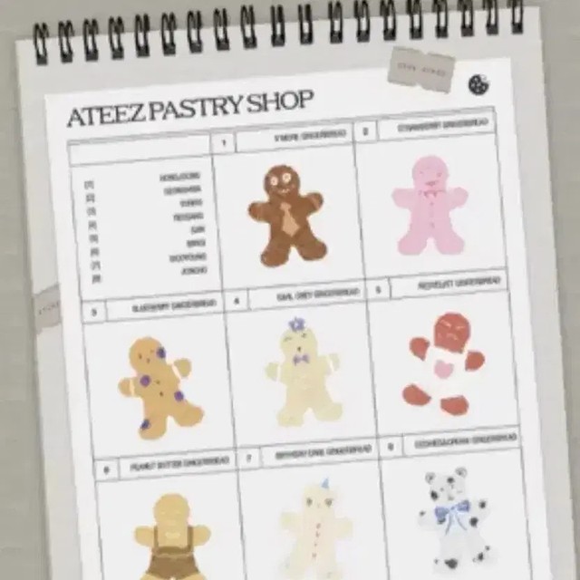 ATEEZ 2026 Season Greeting Desk Calendar
