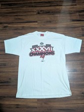 Vintage Tampa Bay Buccaneers Reebok Super Bowl XXXVII Championship T Shirt Large
