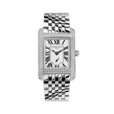 Frederique Constant Classics Carree Women's Silver Quartz Watch FC-235S2CD6B