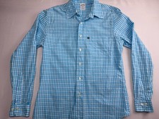 Brooks Brothers Shirt Mens Medium Blue Gingham Check Button Up Cotton
