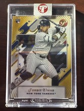 2025 Topps Pristine Jorbit Vivas RC. Gold Prism Refractor /50. #114