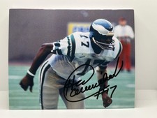 Harold Carmichael Eagles Signed Autographed Photo Authentic 8X10 COA