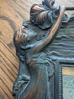 Antique Original ART NOUVEAU Lady Standing ART DECO Picture Frame — photo 2