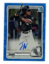 2020 Bowman Chrome Prospect Autographs Blue Refractor James Beard Auto /150