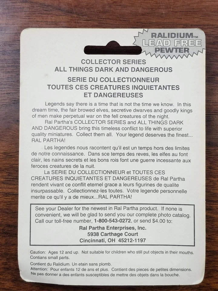 Ral Partha AD&D Orc Swordsmen 6 Minis 02-072 Sealed Blister Lead Free - Image 4 of 4